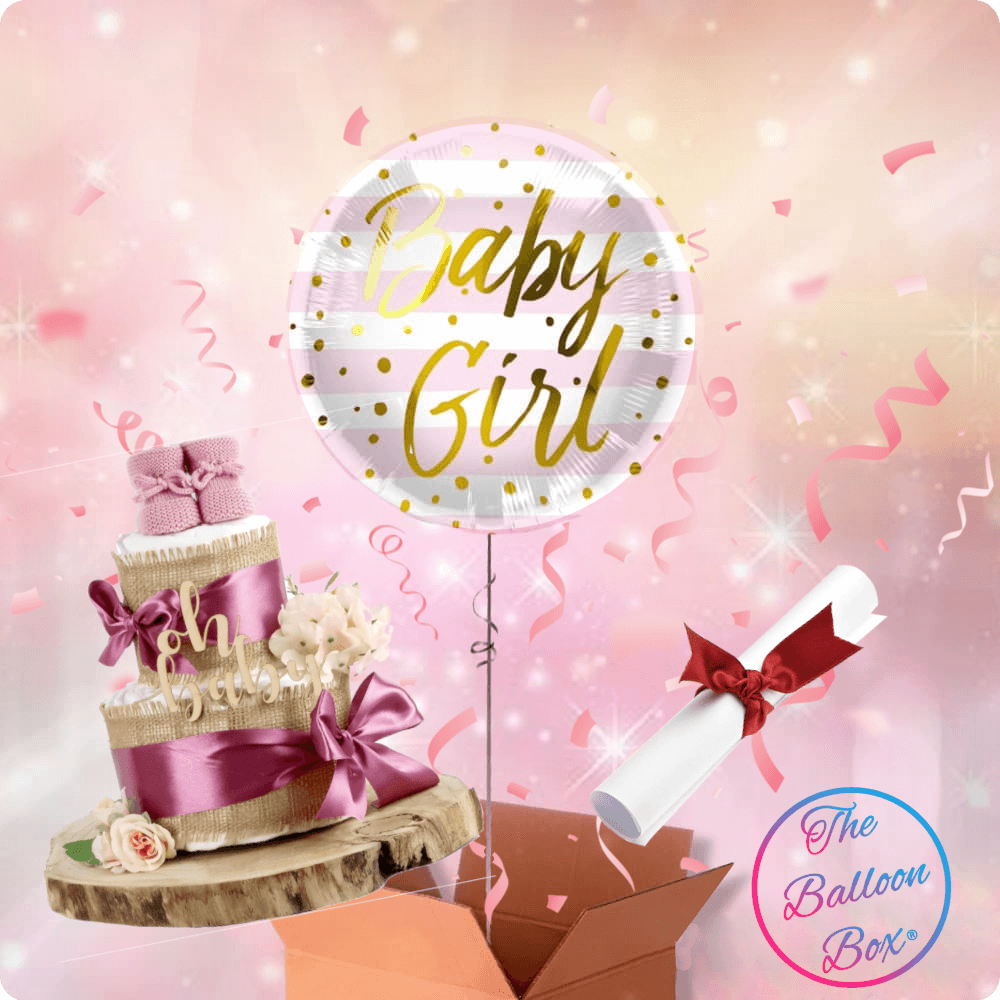 Box Prête à Offrir Baby Girl + Coffret Bébé Rose